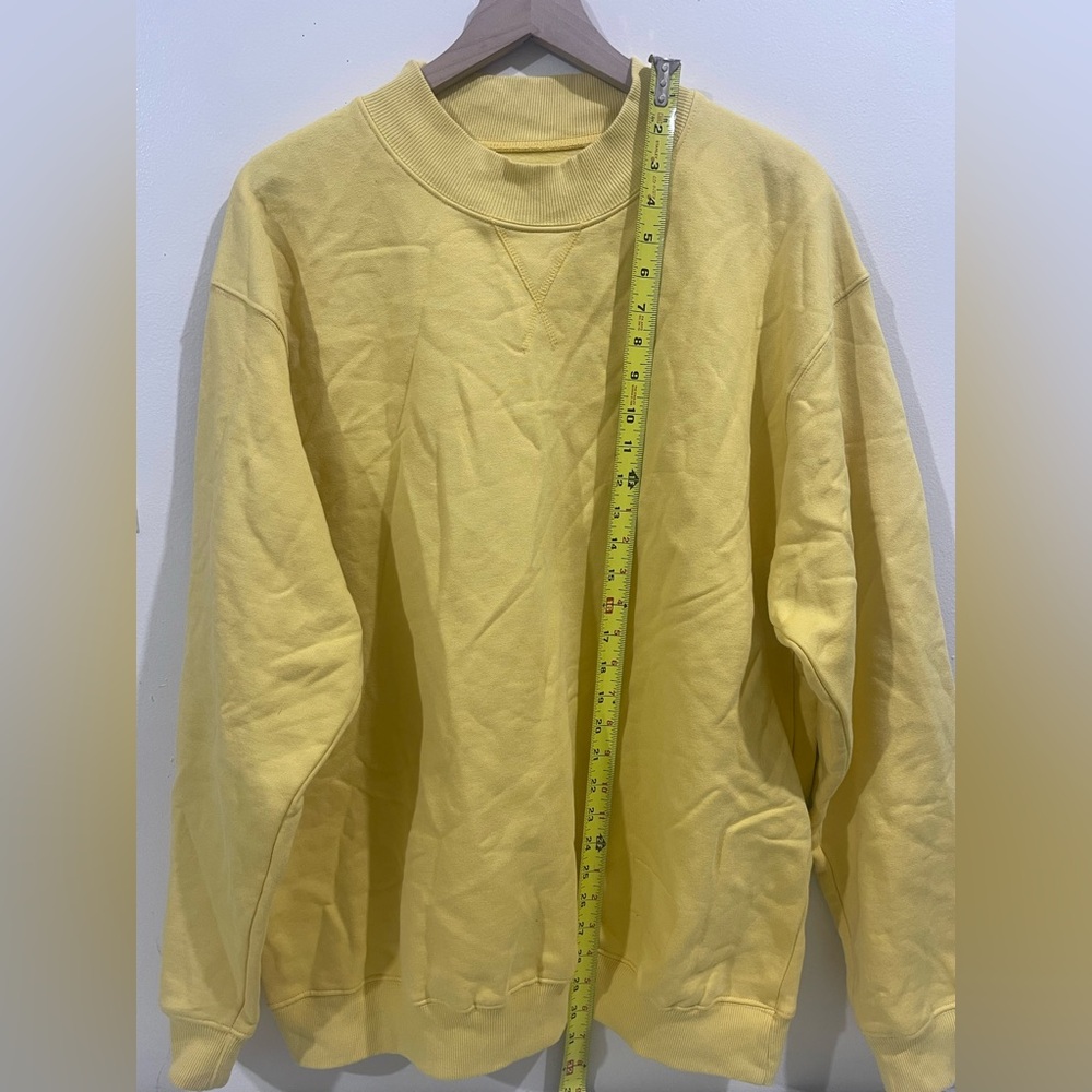 Daily Drills Sunny Yellow Crewneck Sweater - Picture 4 of 9